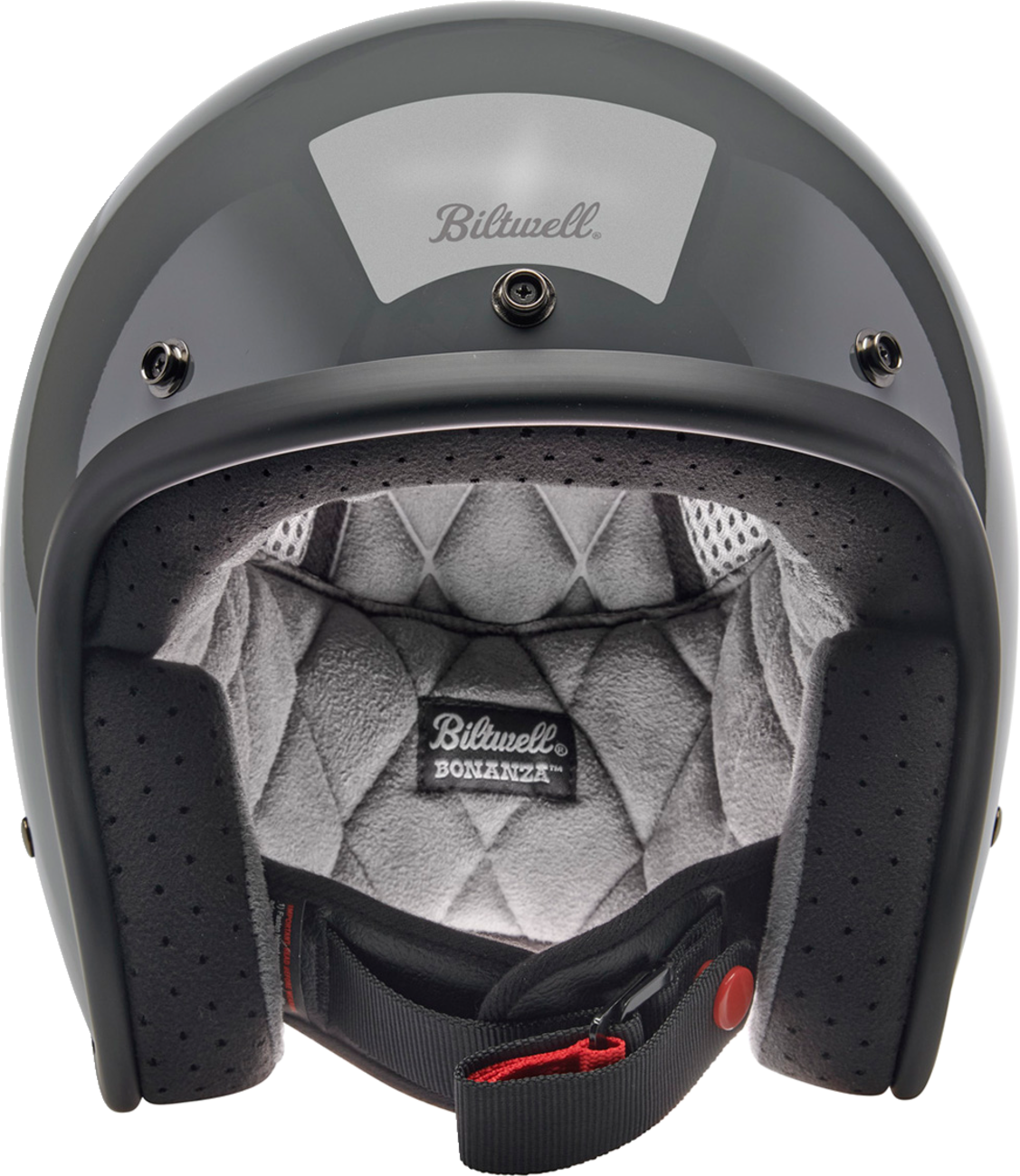 BILTWELL Bonanza Motorcycle Helmet - Gloss Storm Gray - XS 1001-165-201