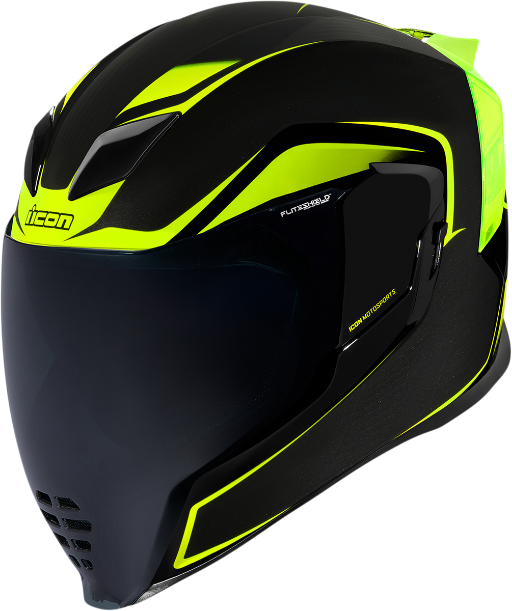 ICON Airflite™ Motorcycle Helmet - Crosslink - Hi-Viz - Large 0101-14074