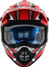 AFX FX-17Y Motorcycle Helmet - Butterfly - Matte Ferrari Red - Small 0111-1384