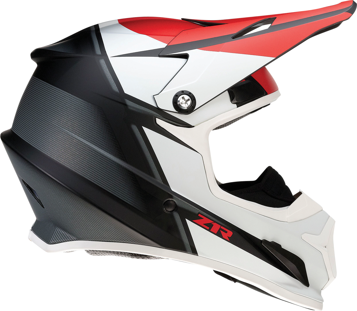 Z1R Rise Motorcycle Helmet - Cambio - Red/Black/White - XS 0120-0720