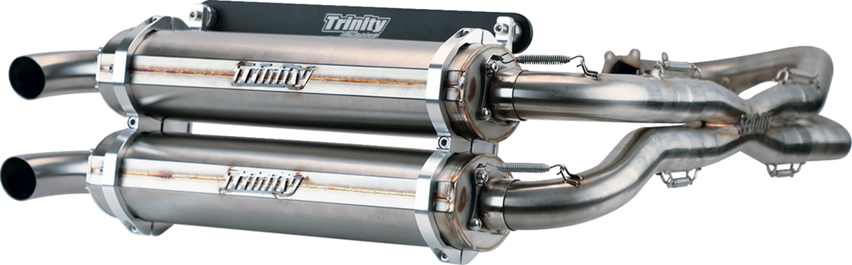 Polaris RZR XP 1000 2014-2023 Exhaust Trinity Racing Stage 5 Full System Aluminum and Stainless Steel TR-4119D-SS