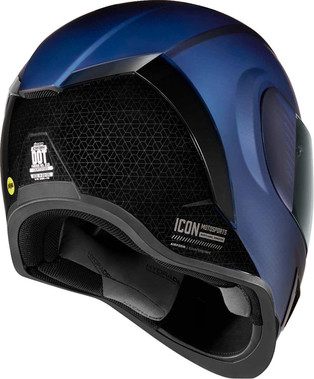 ICON Airform™ Motorcycle Helmet - MIPS® - Counterstrike - Blue - XS 0101-15078