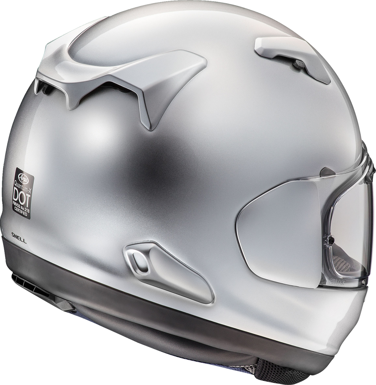 ARAI Quantum-X Motorcycle Helmet - Aluminum Silver - Small 0101-15713