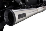 VANCE & HINES 2-into-1 Upsweep Exhaust System - Brushed - Stainless Steel 27327