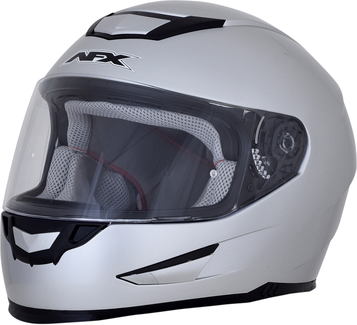 AFX FX-99 Motorcycle Helmet - Silver - Medium 0101-11068