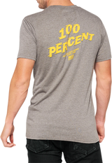 100% Dakota T-Shirt - Heather Gray - Small 32130-188-10