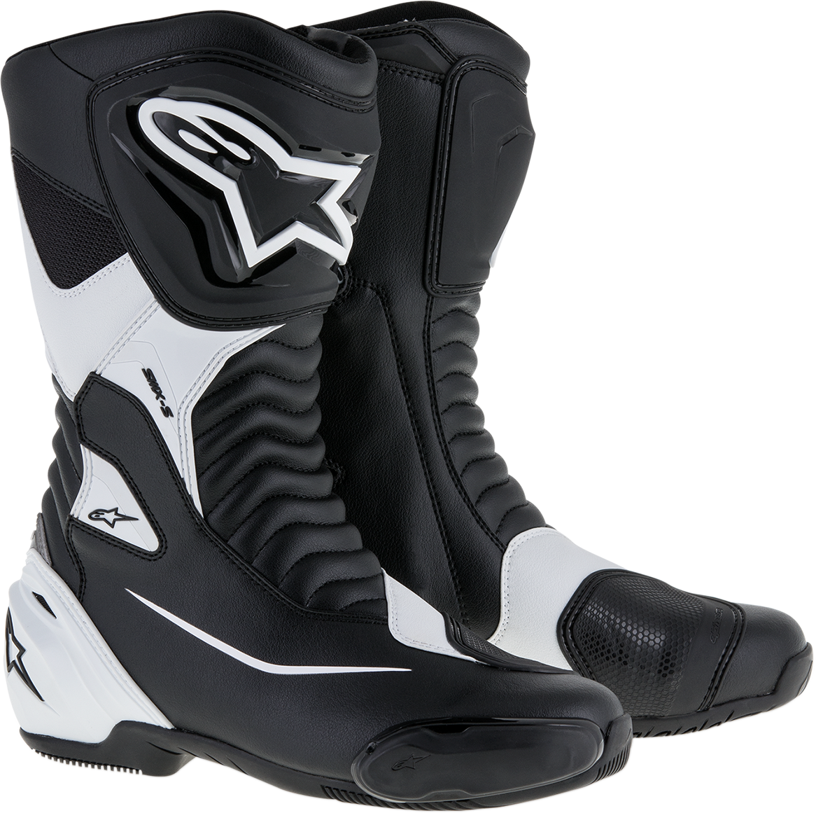 ALPINESTARS SMX-S Boots - Black/White - US 10.5 / EU 45 2223517-12-45