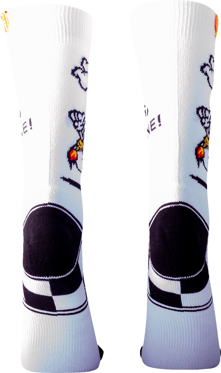 FMF MR Pre Mix Socks - White - One Size SP22194908 3431-0729