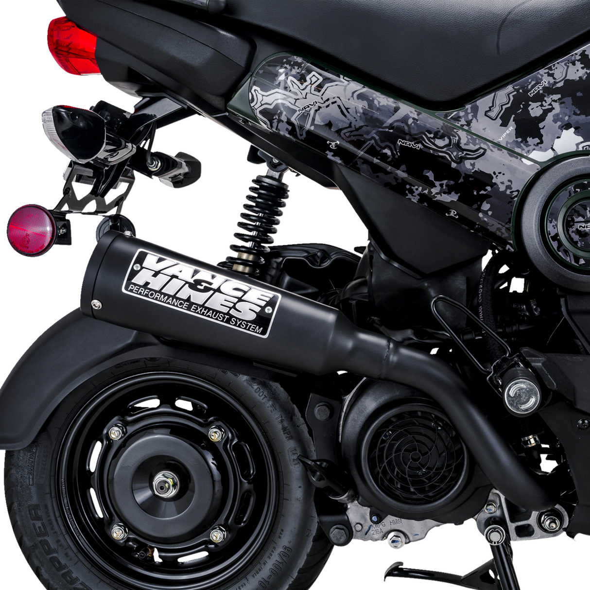 Vance & Hines Exhaust for Honda Navi 2017-2023, Black, Upsweep Full System 48241