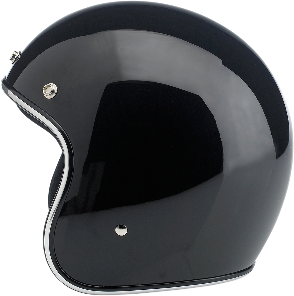 BILTWELL Bonanza Motorcycle Helmet - Gloss Black - XS 1001-101-201