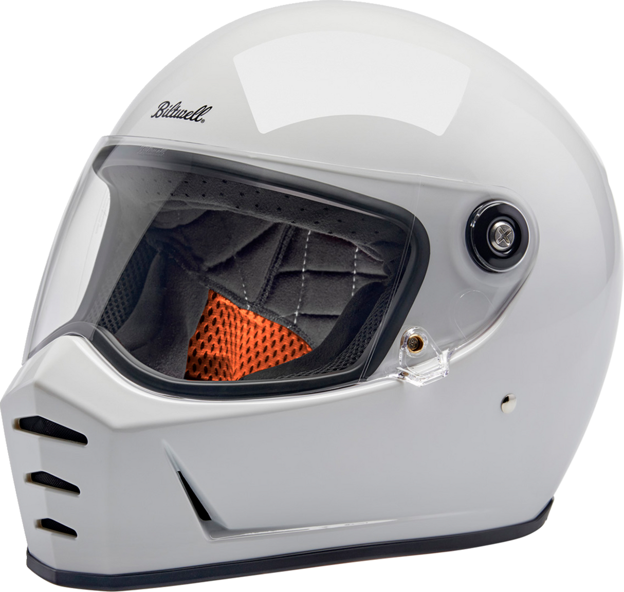 BILTWELL Lane Splitter Helmet - Gloss White - XS 1004-104-501