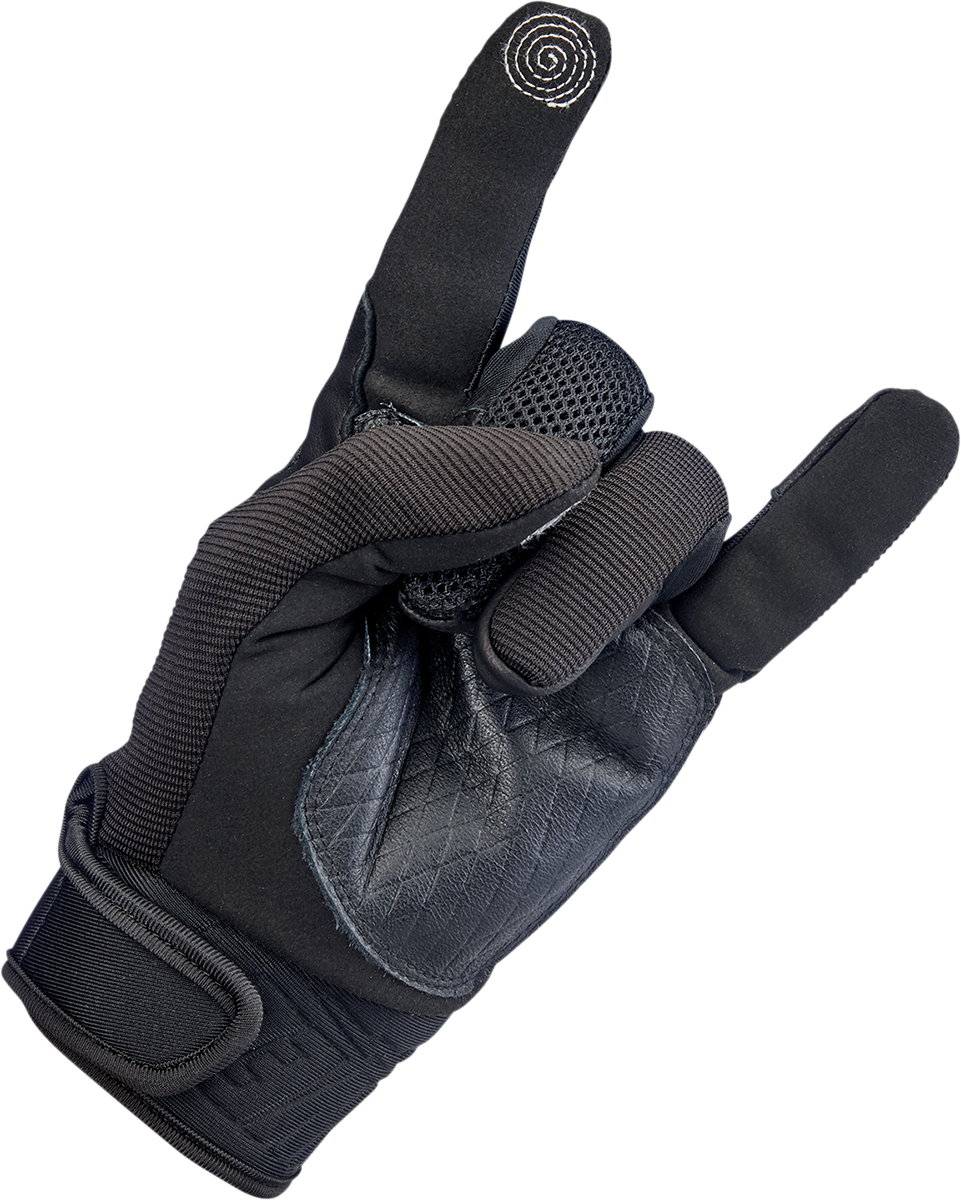 BILTWELL Baja Gloves - Black Out - XL 1508-0101-305