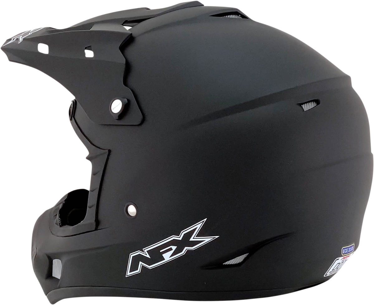 AFX FX-17 Motorcycle Helmet - Matte Black - Medium 0110-1752