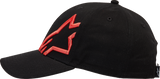 ALPINESTARS Corp Snap 2 Hat - Black/Warm Red - One Size 1211810091523OS