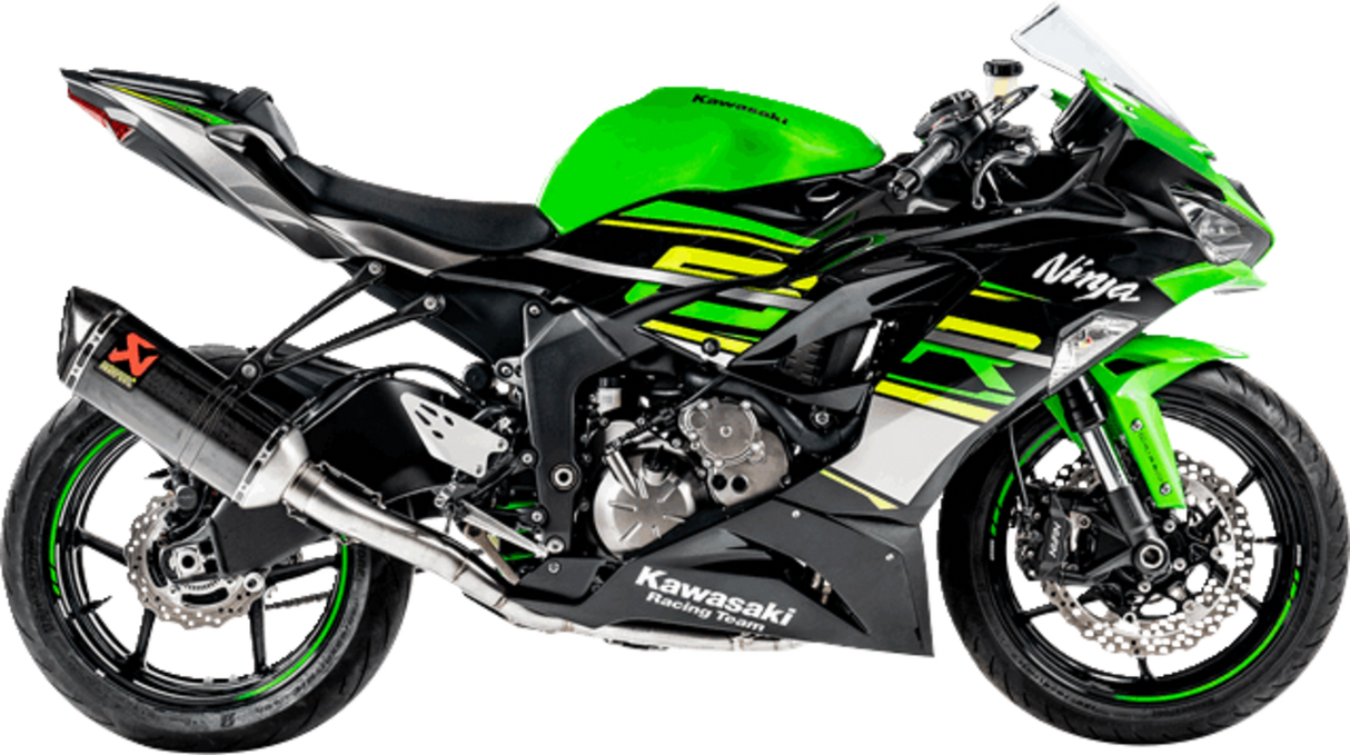 Kawasaki ZX6R 2009-2024 Exhaust Akrapovic Race in Carbon Fiber S-K6R11-RC