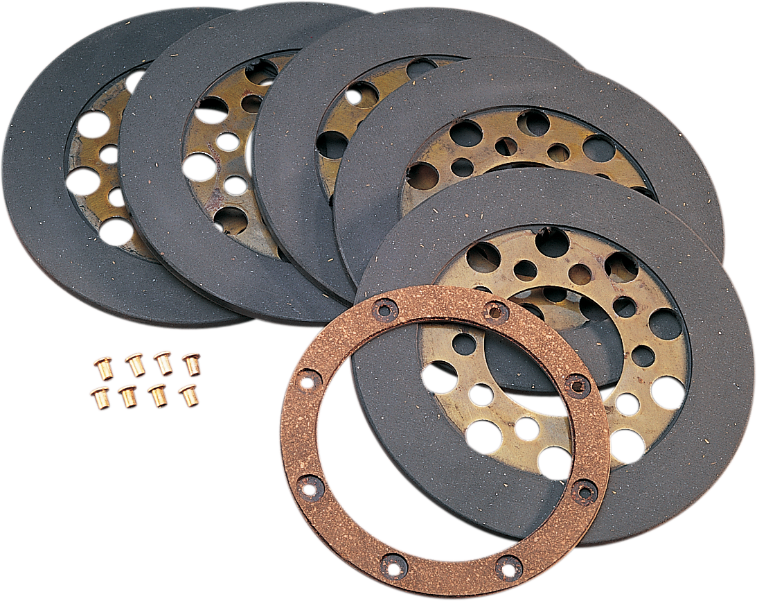 DRAG SPECIALTIES Clutch Plate Kit 17-0010A-BOX