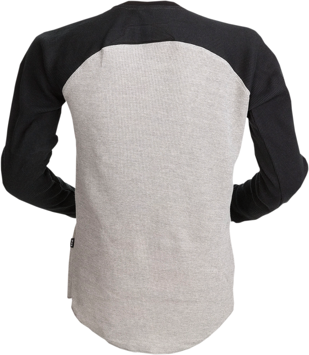 Z1R Waffle Long-Sleeve Shirt - Gray - 2XL 2840-0153