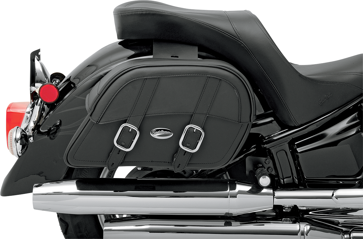 SADDLEMEN Drifter Slant Saddlebags - Jumbo 3501-0320