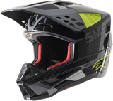 ALPINESTARS SM5 Motorcycle Helmet - Rover - Gray/Yellow - Medium 8303921-1592-MD