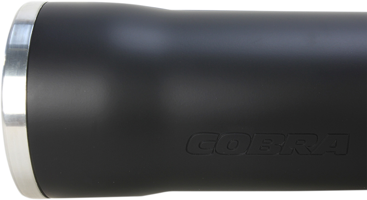 COBRA 3" RPT Mufflers for '95-'17 FXD - Black 6055B