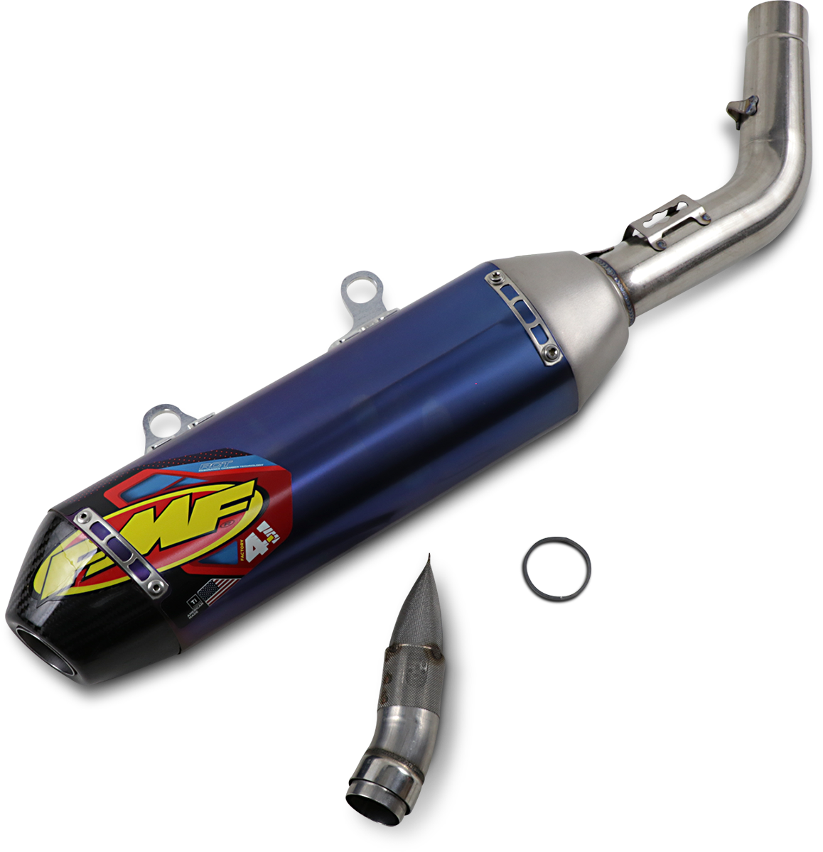 FMF Factory 4.1 RCT Muffler - Anodized Titanium KTM 250 SX-F 2019-2022 045633 1821-1925