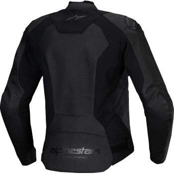 ALPINESTARS Stella Faster v3 Leather Jacket - Black/Black - US 4 / EU 40 3113625-1100-40