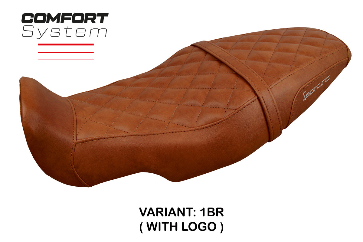Benelli Leoncino 800 2022-2025 Seat Cover Tappezzeria Italia Comfort in Brown Vintage