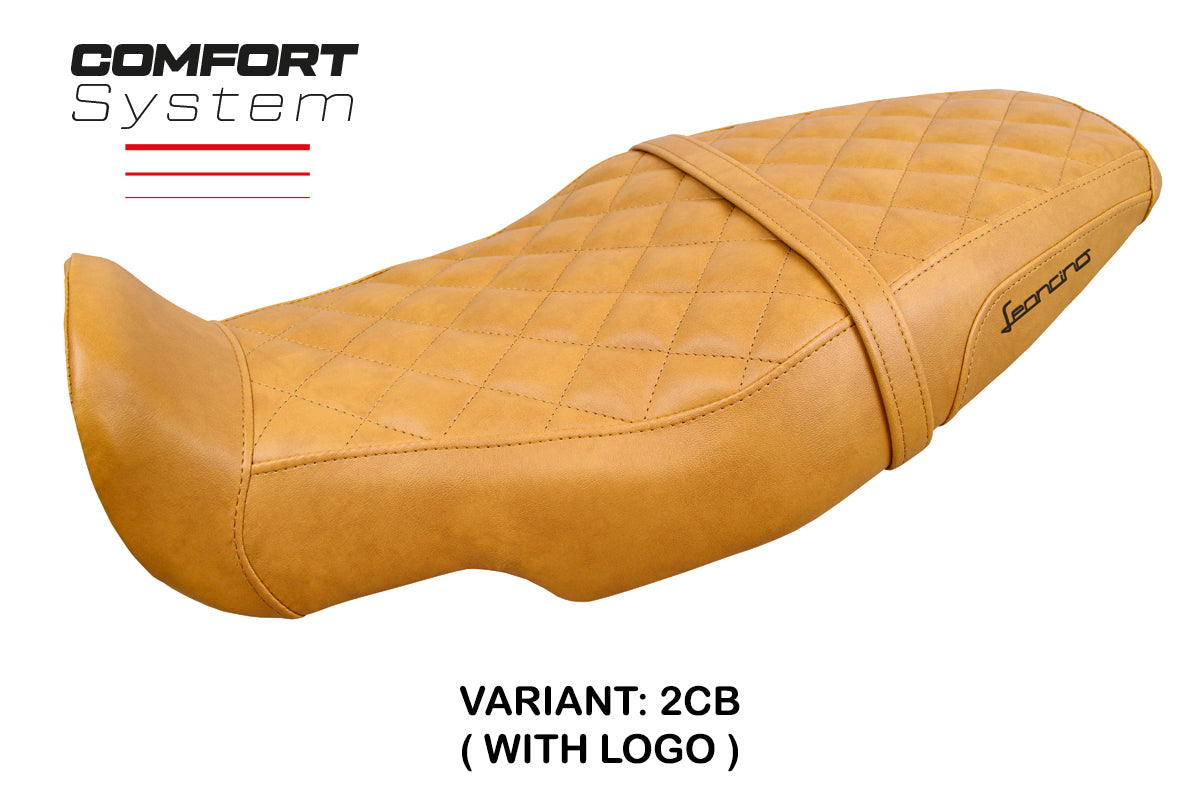 Benelli Leoncino 800 2022-2025 Seat Cover Tappezzeria Italia Comfort in Camel Vintage