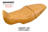 Benelli Leoncino 800 2022-2025 Seat Cover Tappezzeria Italia Comfort in Camel Vintage