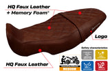 Benelli Leoncino 800 2022-2025 Seat Cover Tappezzeria Italia Comfort in Dark Brown Vintage