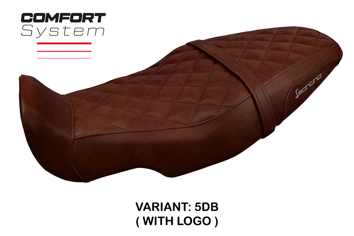 Benelli Leoncino 800 2022-2025 Seat Cover Tappezzeria Italia Comfort in Dark Brown Vintage