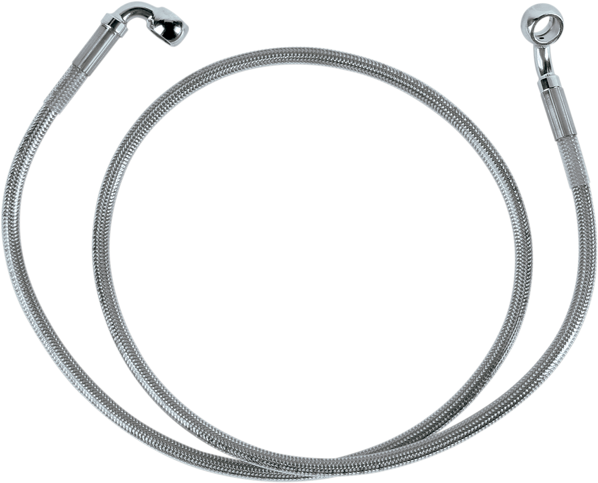 DRAG SPECIALTIES Brake Line - Front (Upper) - Stainless Steel 640110