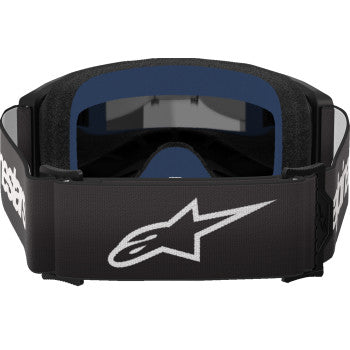 ALPINESTARS Goggles Vision 3 Goggles - Wordmark - Black - Silver Mirror 5103225-1456