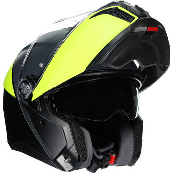 AGV Tourmodular Motorcycle Helmet - Balance - Black/Yellow Fluo/Gray - Medium 211251F2OY00112