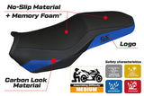 BMW F900GS Adventure 2025 Seat Cover Tappezzeria Comfort Blue Black
