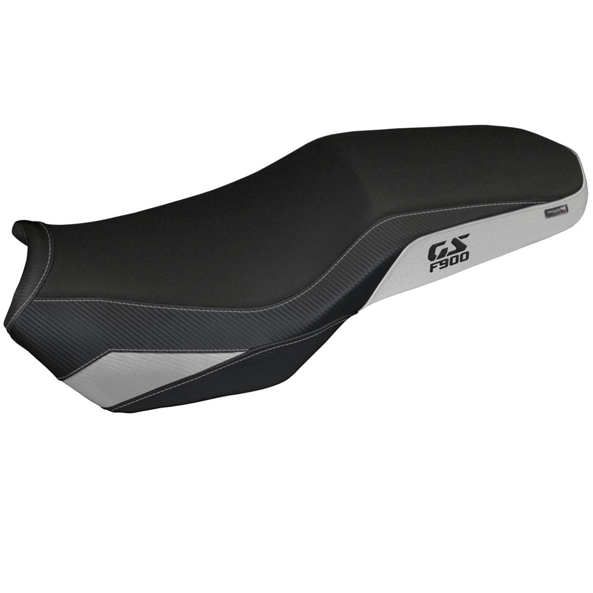 BMW F900GS Adventure 2025 Seat Cover Tappezzeria Comfort Silver Black