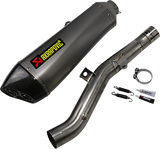 Kawasaki Concours 14 1400 GTR 2008-2022 Exhaust, Akrapovic Slip-On Muffler in Titanium and Carbon Fiber S-K14SO5-HZAAT 1811-2694