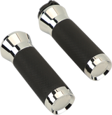 LA CHOPPERS Grips - Cable - Chrome LA-7492-01