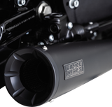 VANCE & HINES Upsweep 2-into-1 Exhaust System - Stainless Steel - Black 47627