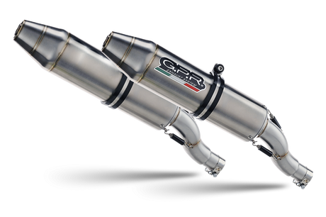 Kawasaki KFX 700 2004-2011 Exhaust, GPR Deeptone Full System, Dual Silencers with Removable DB Killers