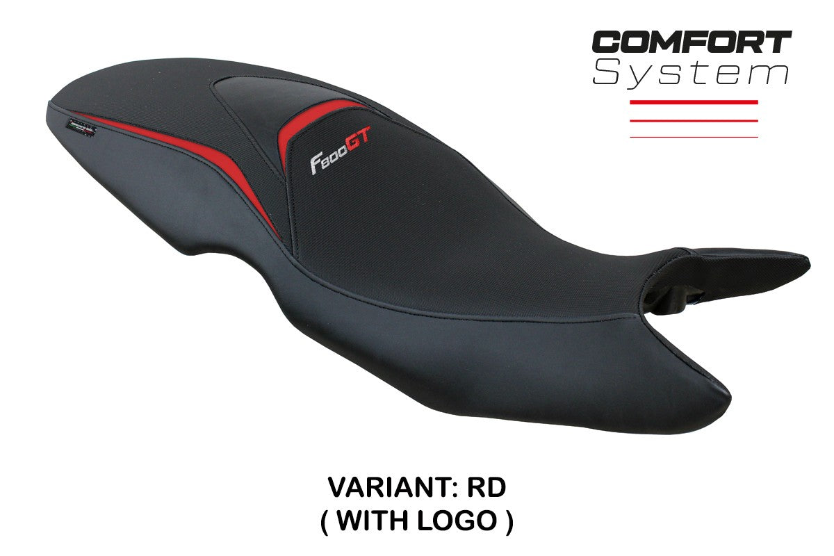 BMW F800GT 2012 2013 2014 2015 2016 Seat Cover Tappezzeria Comfort Red Black