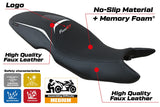BMW F800GT 2012 2013 2014 2015 2016 Seat Cover Tappezzeria Comfort White Black