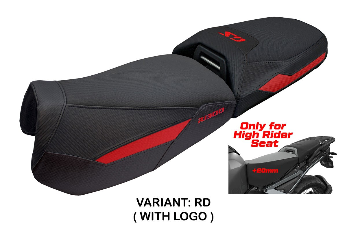 BMW R1300GS Adventure 2024-2025 Seat Cover Tappezzeria Red black