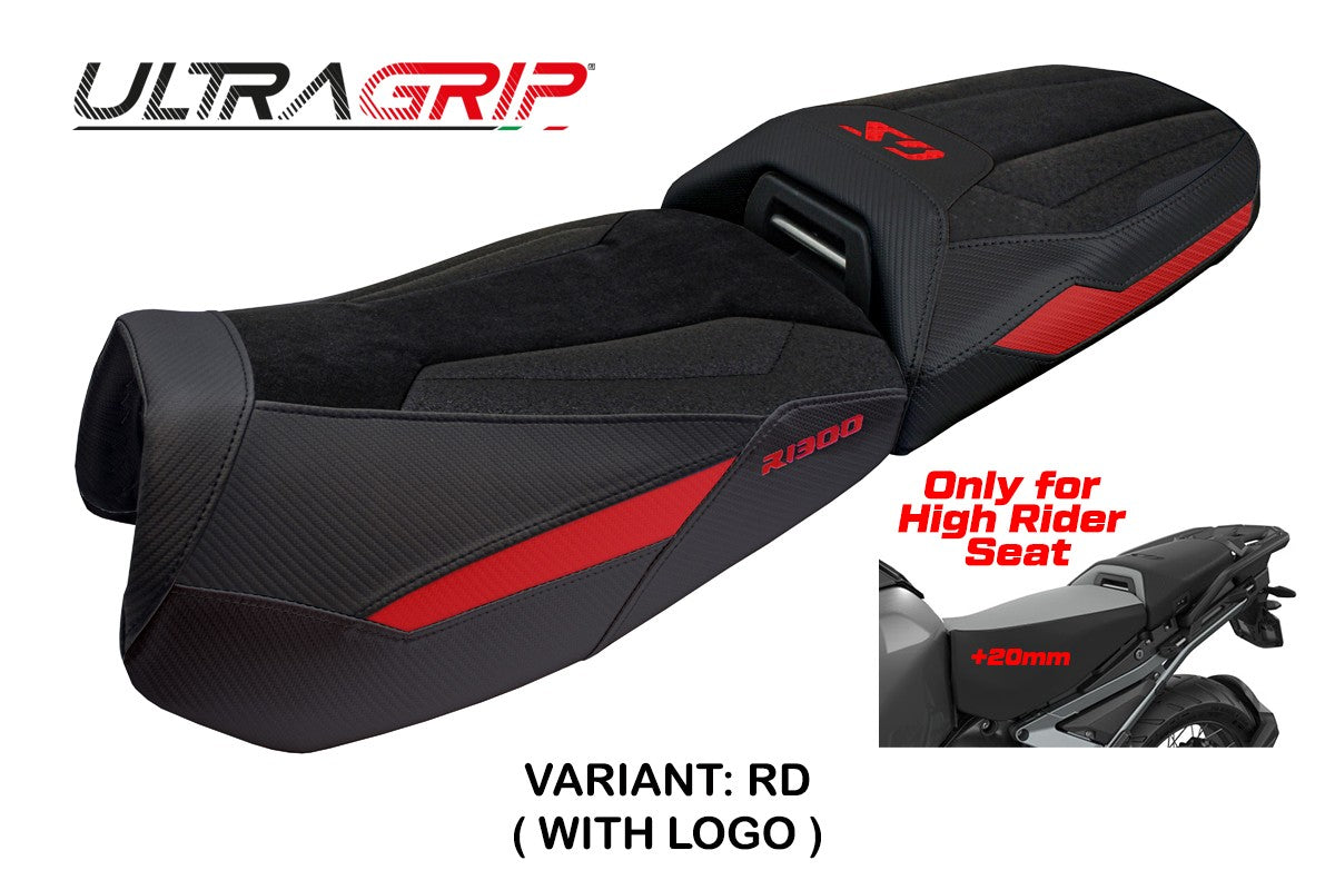 BMW R1300GS Adventure 2024-2025 Seat Cover Tappezzeria Ultragrip Red black