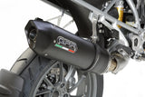 BMW R1200GS / ADV 2014-2018 Exhaust, Slip On, Street Legal, Furore Nero Model, Includes Link Pipe and DB Killer by GPR