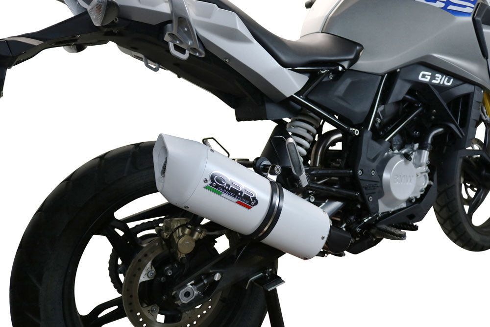 GPR Exhaust for Bmw G310GS 2017-2021, Albus Evo4, Full System Exhaust, Including Removable DB Killer