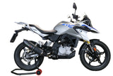 GPR Exhaust for Bmw G310GS 2017-2021, Furore Evo4 Nero, Full System Exhaust, Including Removable DB Killer