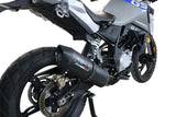 GPR Exhaust for Bmw G310GS 2022-2023, Furore Evo4 Nero, Full System Exhaust, Including Removable DB Killer