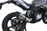 GPR Exhaust for Bmw G310GS 2022-2023, Gpe Ann. titanium, Full System Exhaust, Including Removable DB Killer