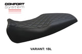 Benelli Leoncino 506 2017-2021 2022 2023 Seat Cover Tappezzeria Comfort Black